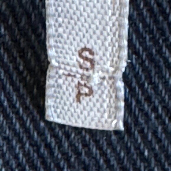 Free People Knit Hooded Denim Jacket Pumice Black Size L Distressed Women’s - Picture 12 of 14